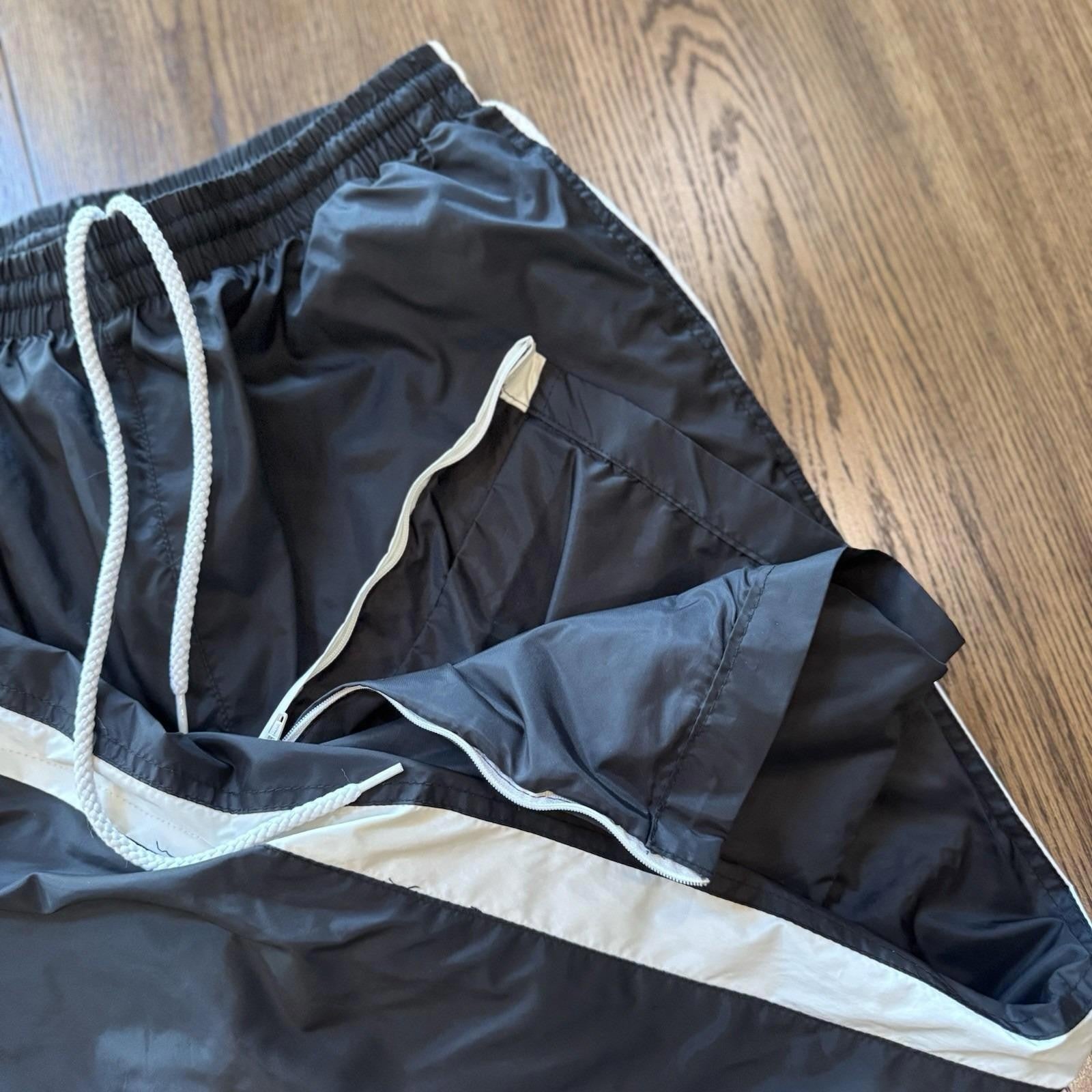 Vintage Wilson Windbreaker Tracksuit  L – Black Jacket & Pants, 90s VTG