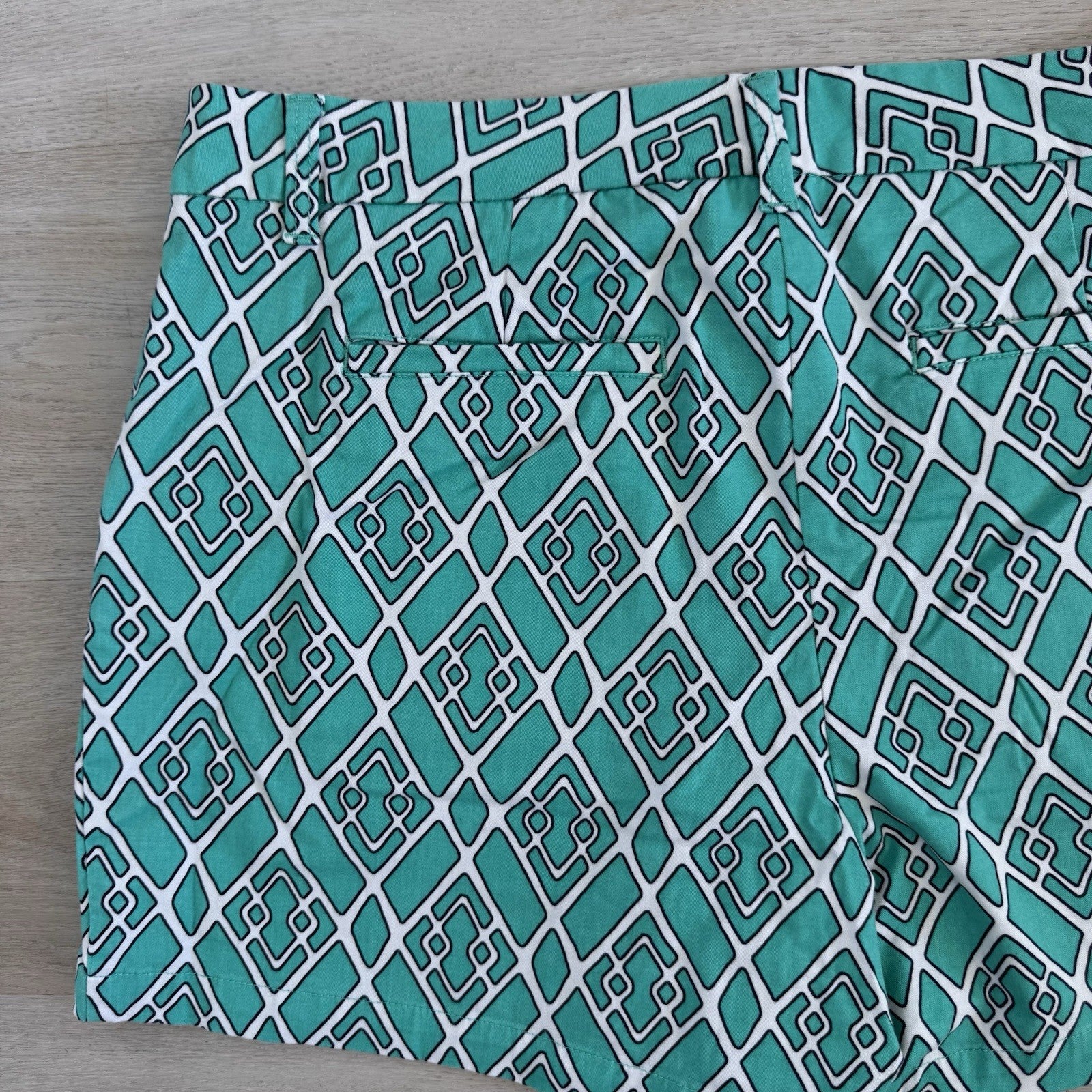 Crown & Ivy Shorts Lot Of 2  Size 14 Geometric & Medallion Print Cotton