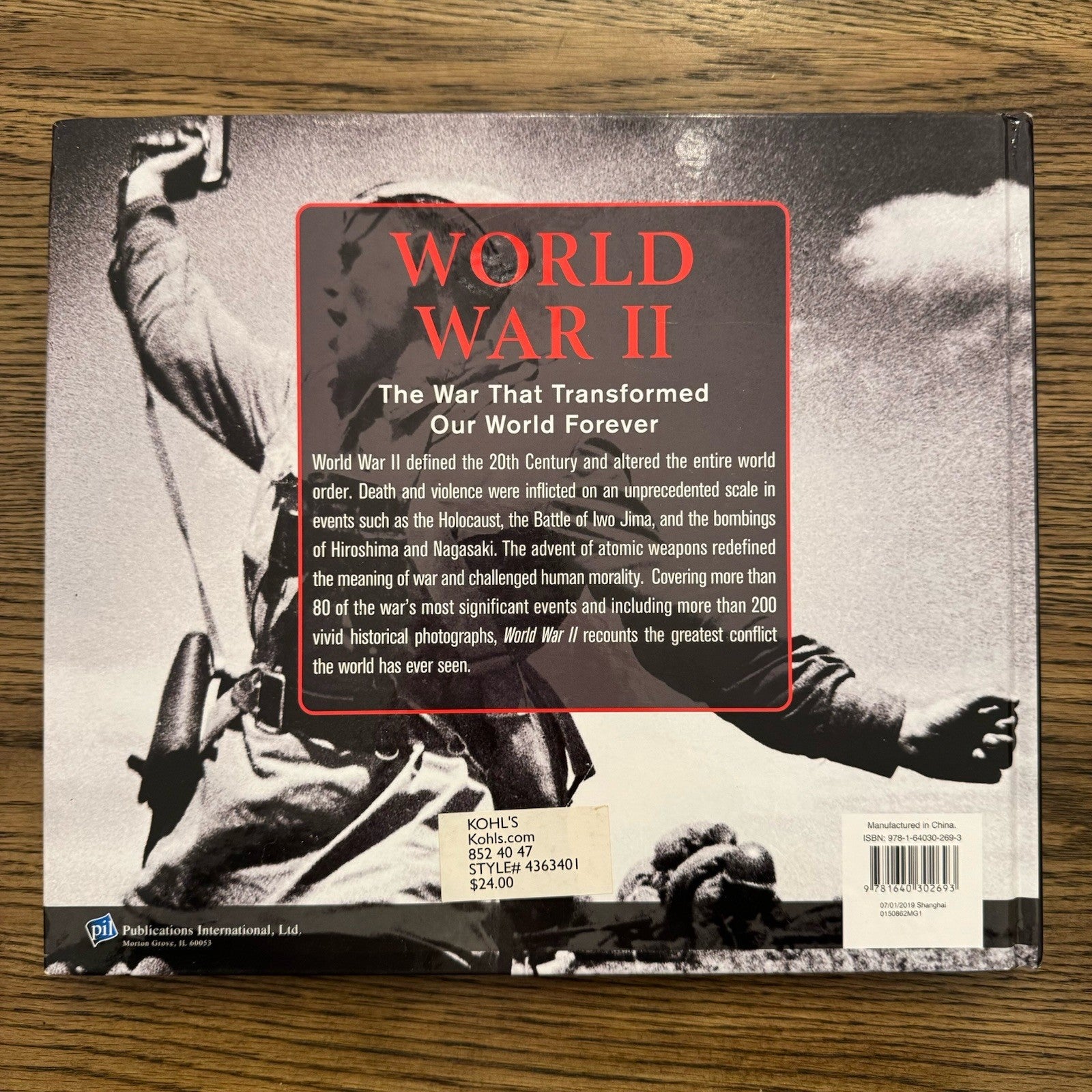 World War II: A Photographic History Book