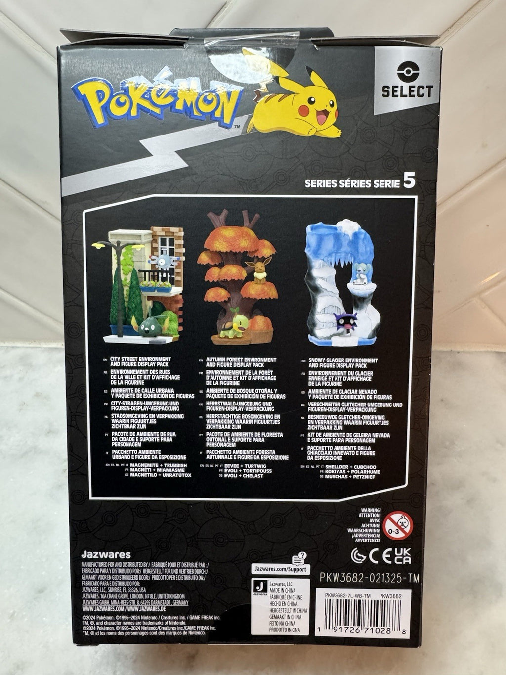 Pokemon Select City Street Environment Set Magnemite & Trubbish Wave 5 NEW