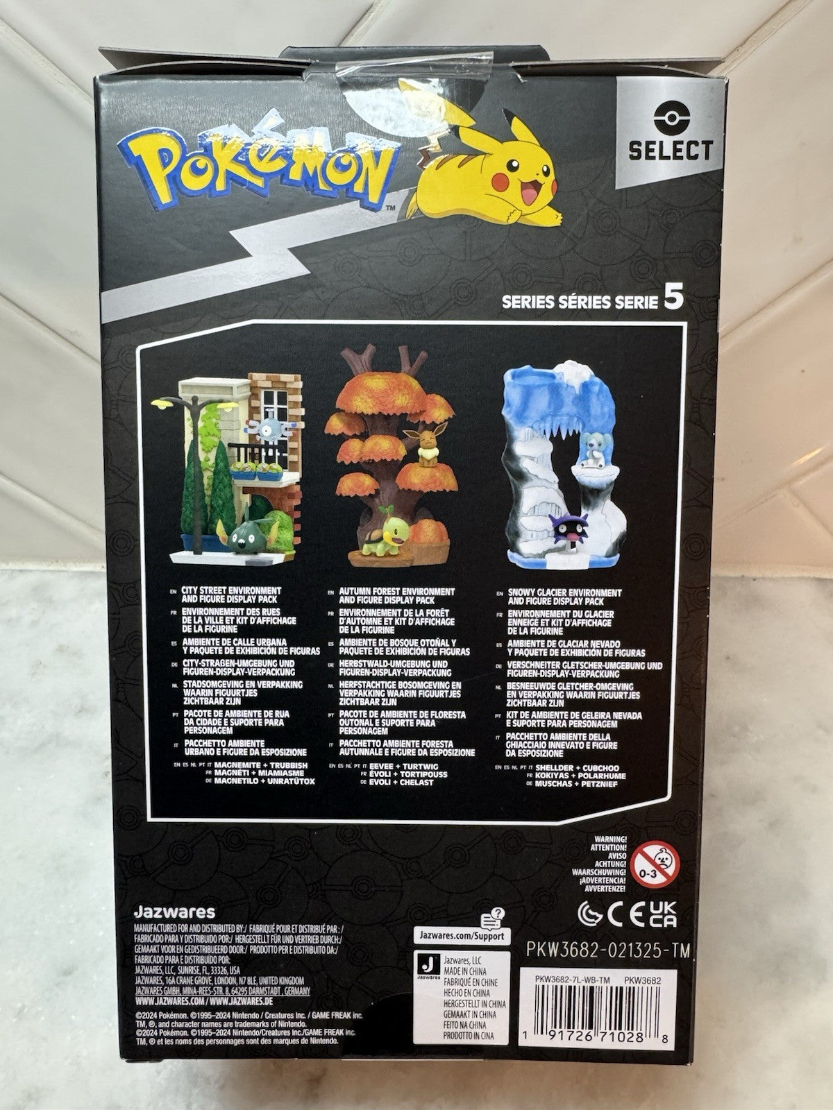 Pokemon Select City Street Environment Set Magnemite & Trubbish Wave 5 NEW