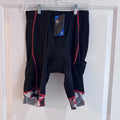 My Kilometre Cycling Bib Shorts Mens L Black Padded Bike Shorts NWT