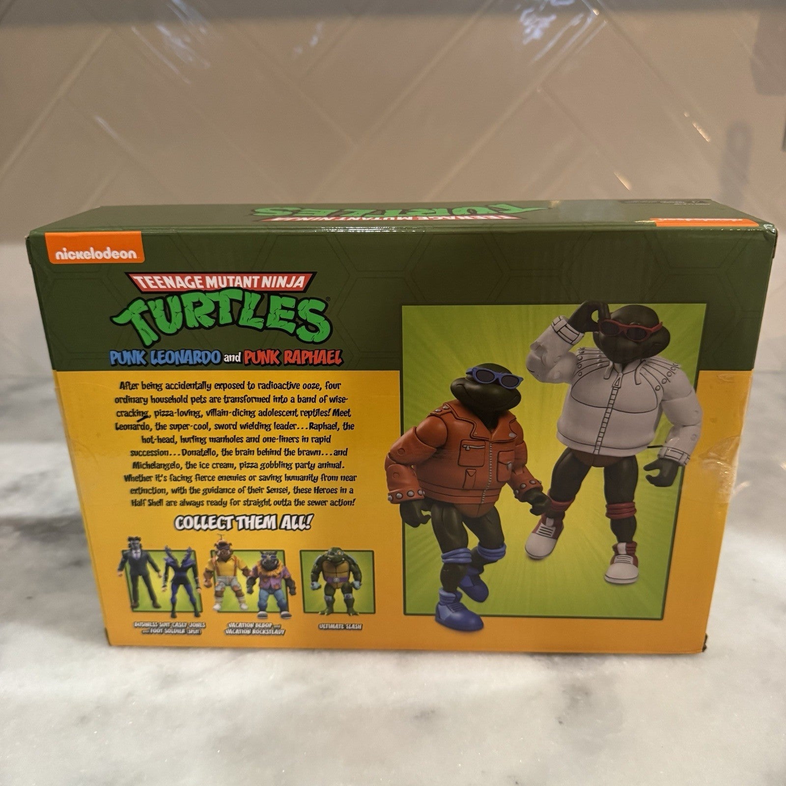 Super7 TMNT Punk Turtles Lot Raphael Michelangelo Leo & Raph 2-Pack NIB