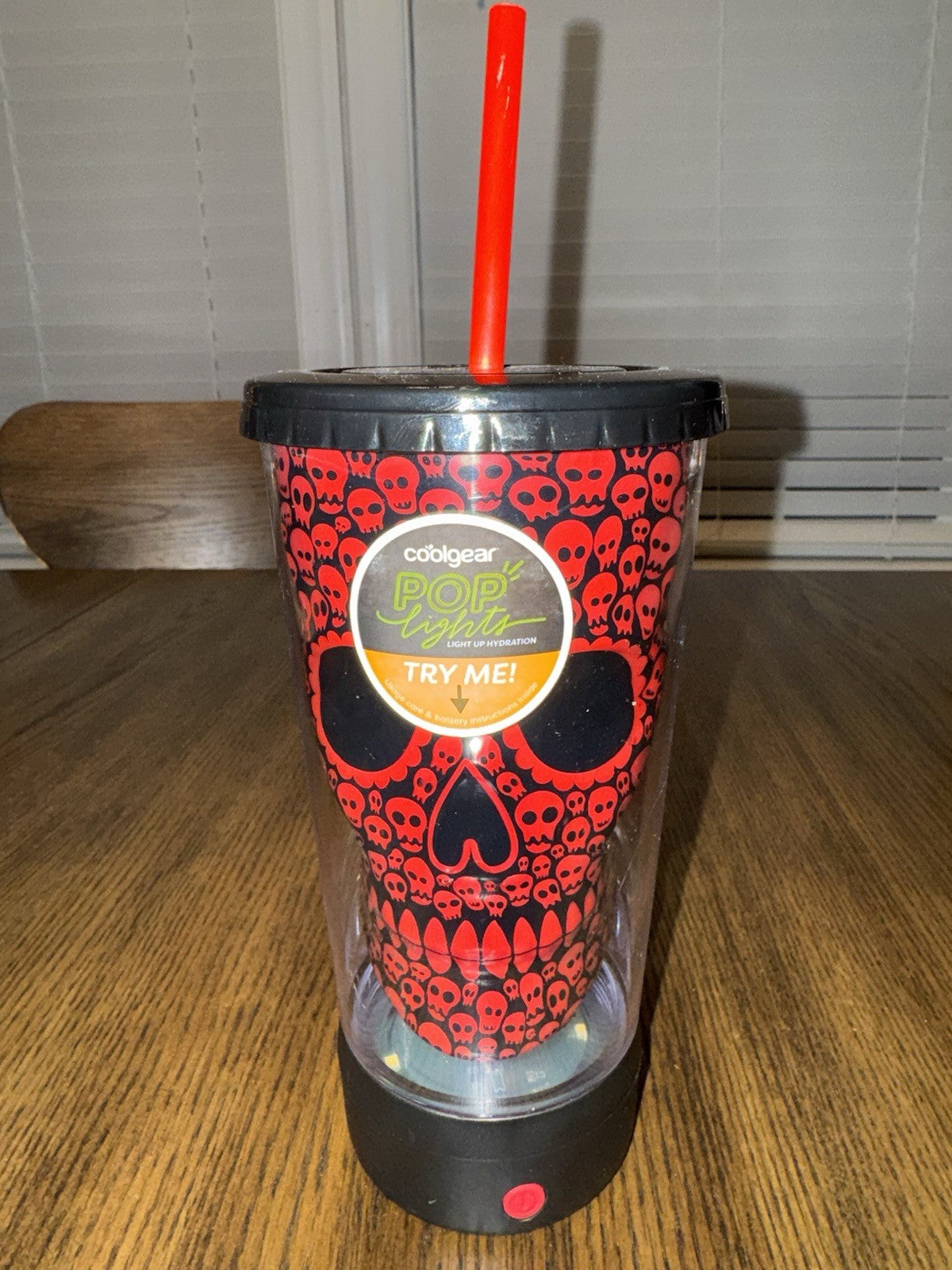 4 Cold Gear Insulated Travel Cups Halloween Day Of The Dead Light Up