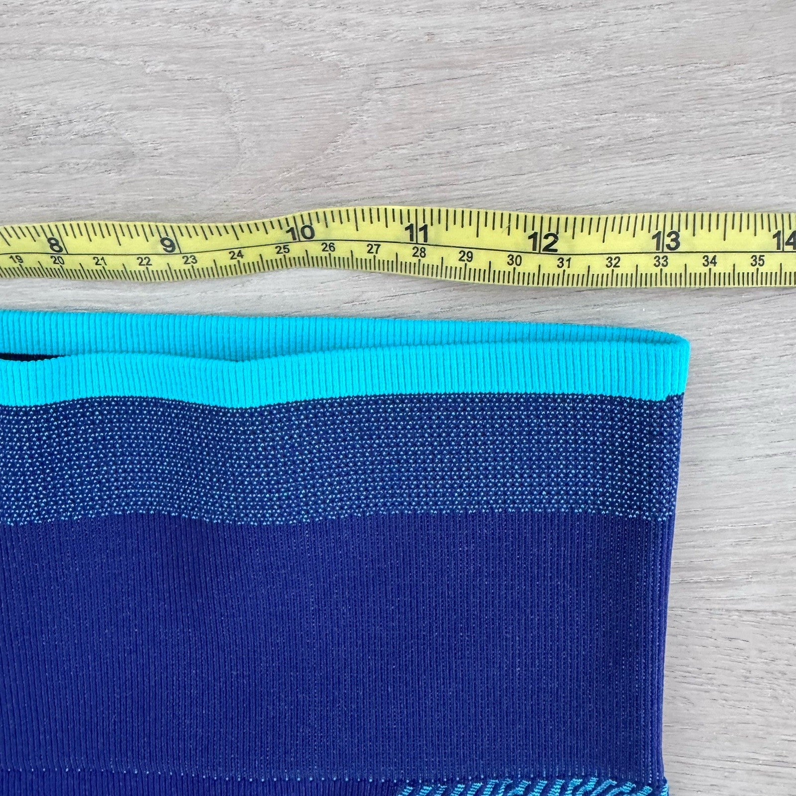 PINK Victoria’s Secret Blue Colorblock Leggings Small Y2K Seamless