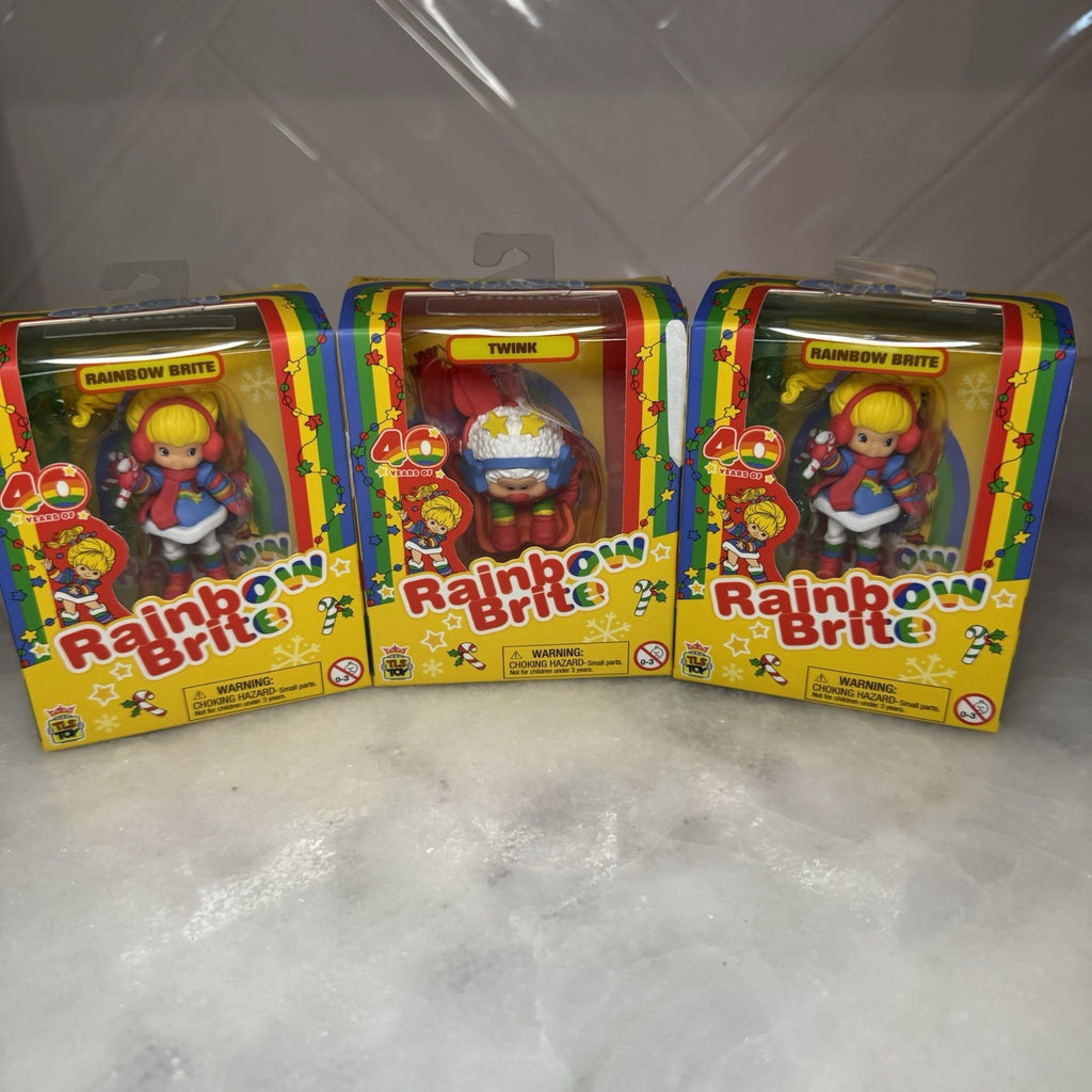 Rainbow Brite 40th Anniversary Mini Figure Set TLS Toy NIB 3 Pack