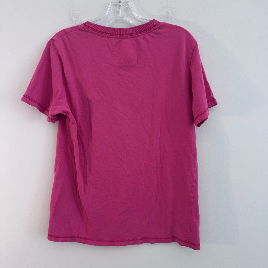 Aeropostale Aero Surf 87 Graphic T Shirt Pink Men’s Medium Cotton Tee Y2K