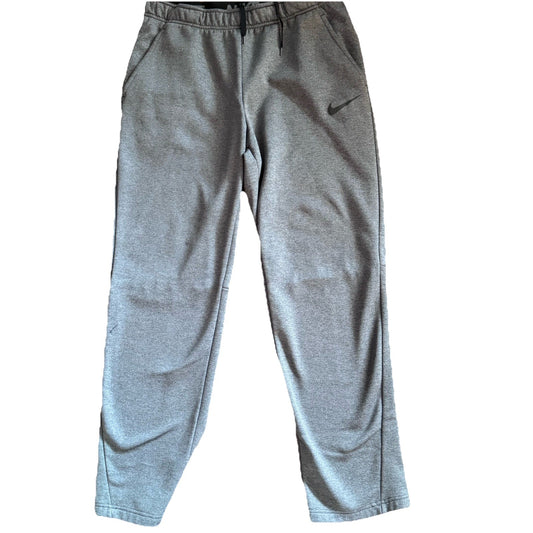 Nike Men’s Gray Fleece Jogger Pants Size Large | Style 932253-071 | Drawstring