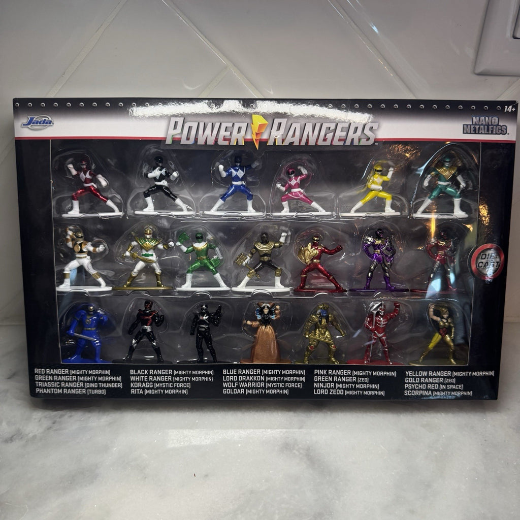 Power Rangers Nano Metalfigs 20 Figure Die-Cast Collector Set Jada Toys NIB