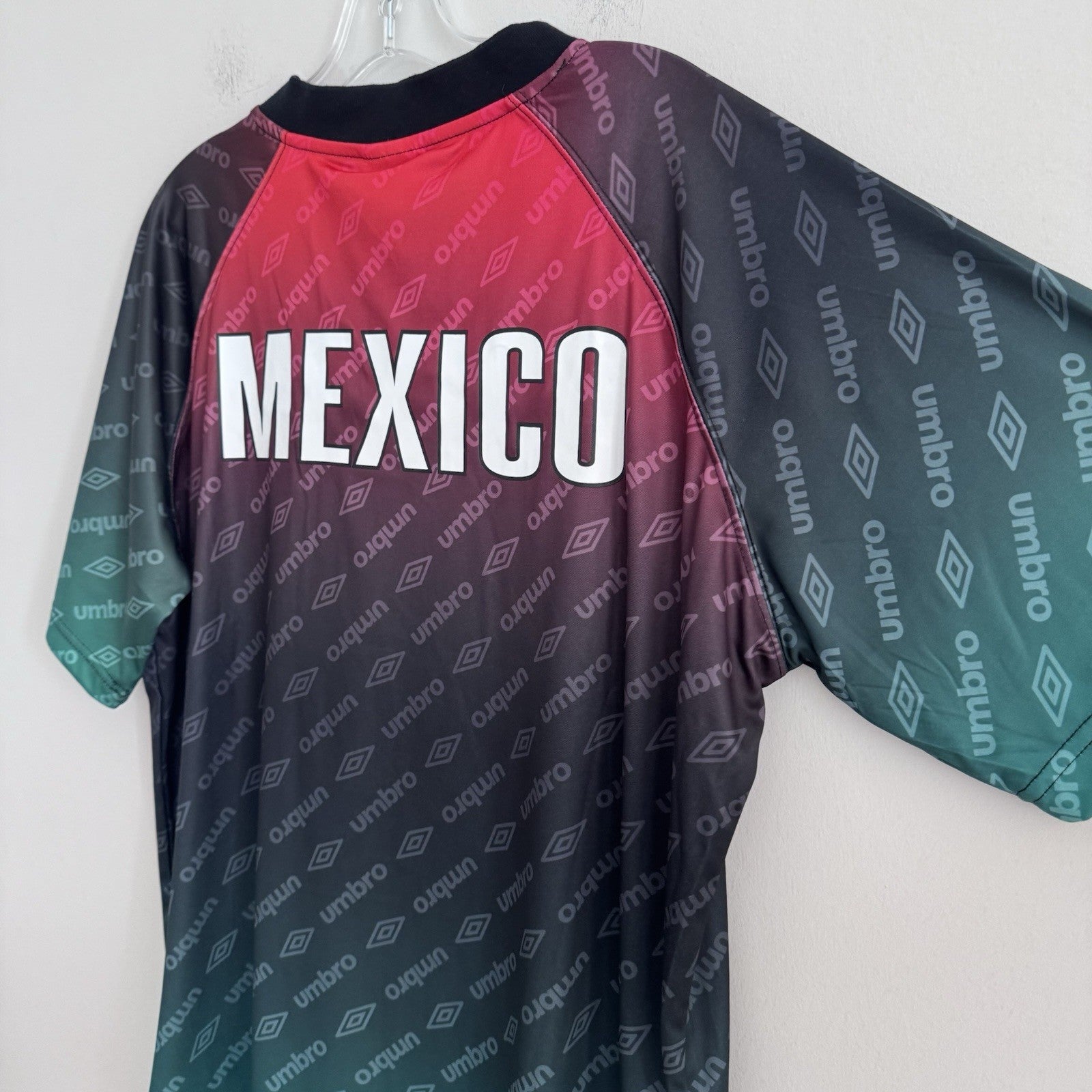 Lot of 2 Umbro Mexico Soccer Jerseys Mens Small Futbol Shirts NWT