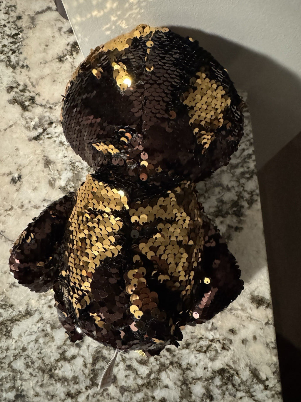 TY FLIPPABLES Beanie Boos - DANGLER the Sequin Sloth Medium 9" Vintage