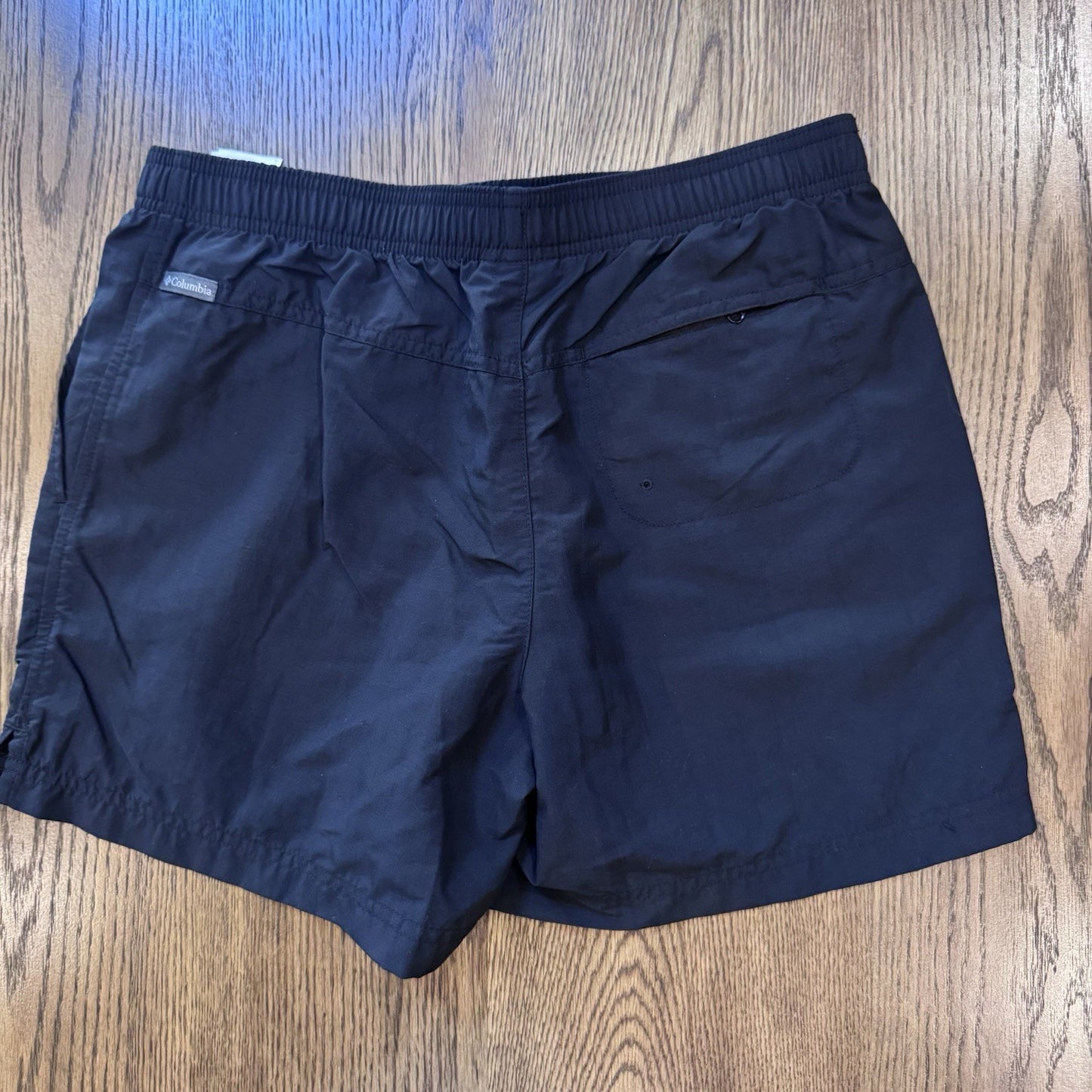 Columbia Men’s Swim Trunks Black Nylon Shorts Size Small