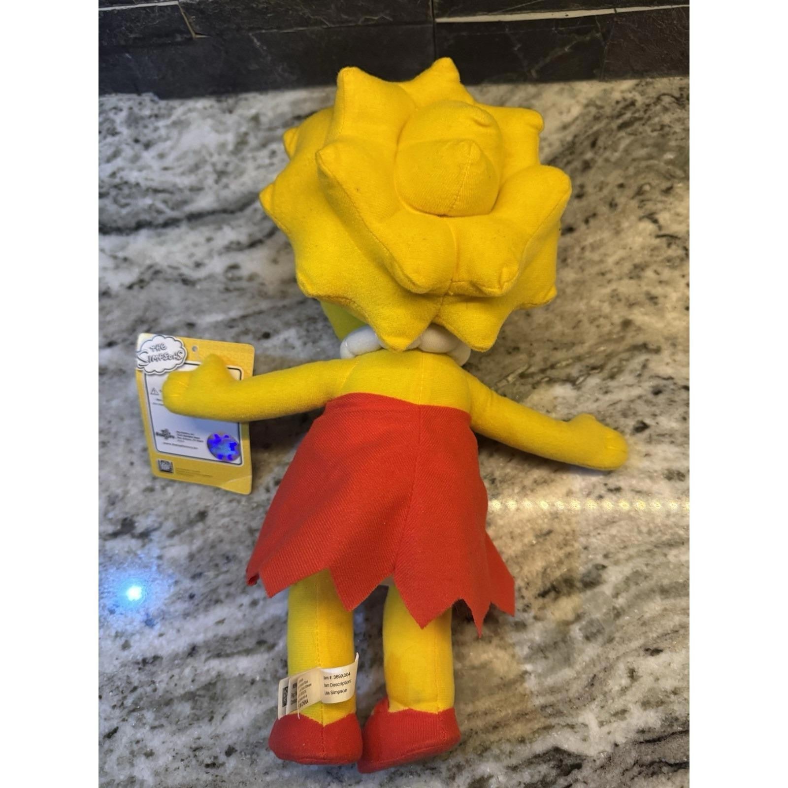 The Simpsons plush Lisa doll 2018 Toy Factory Matt Groening Toy Factory