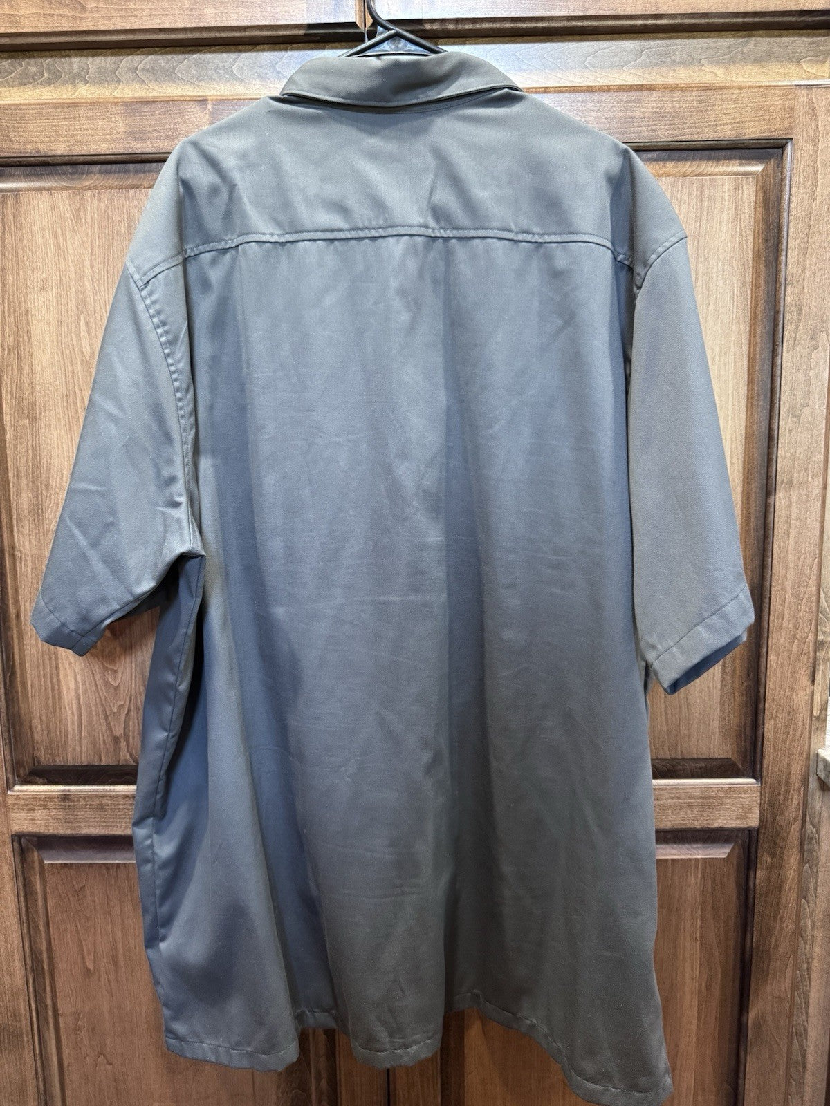 Carhartt Relaxed Fit Button-Up Work Shirt 3XL Tall Dark Gray Short Sleeve