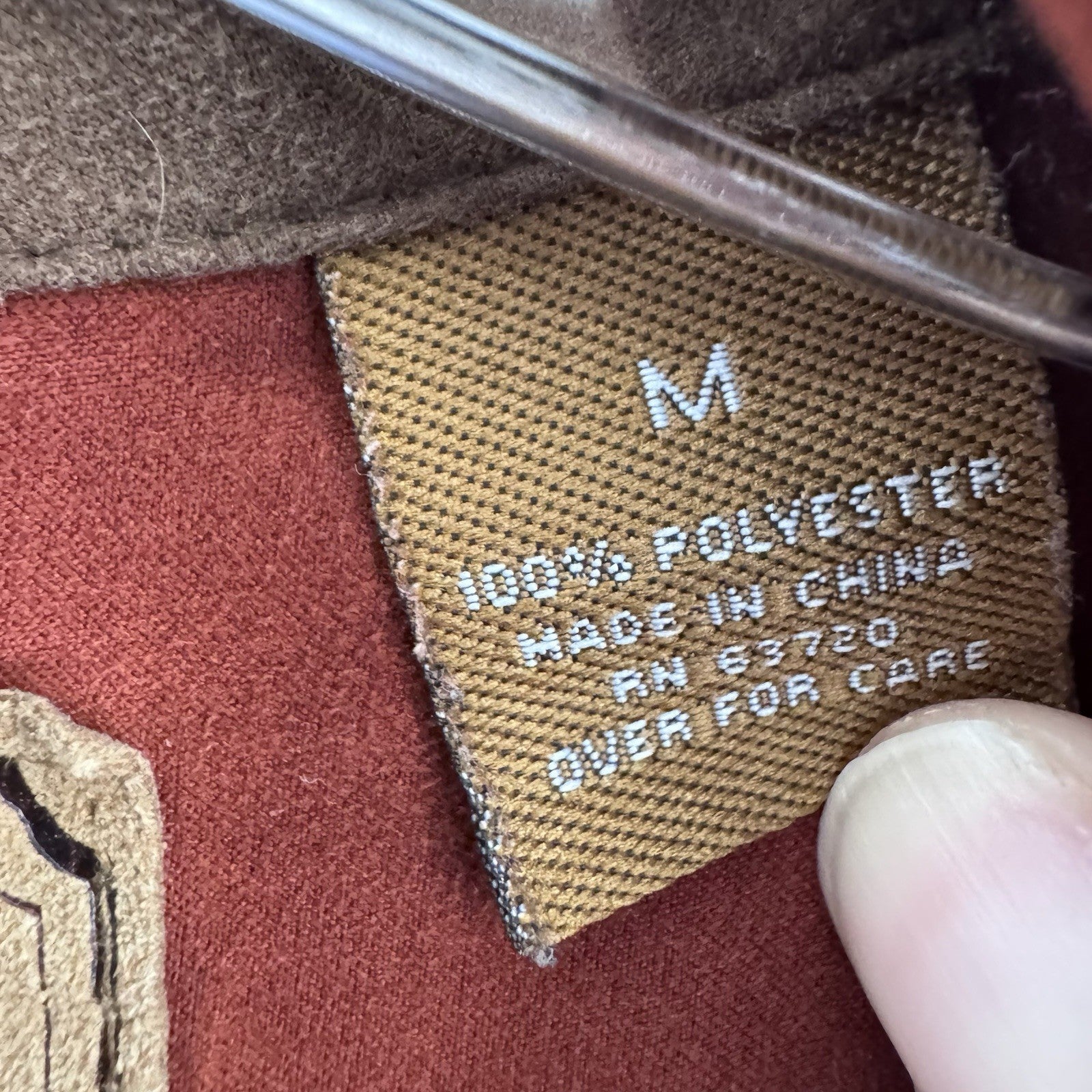 North River Outfitters Shirt Mens M Red Button Down Flannel 100% Cotton