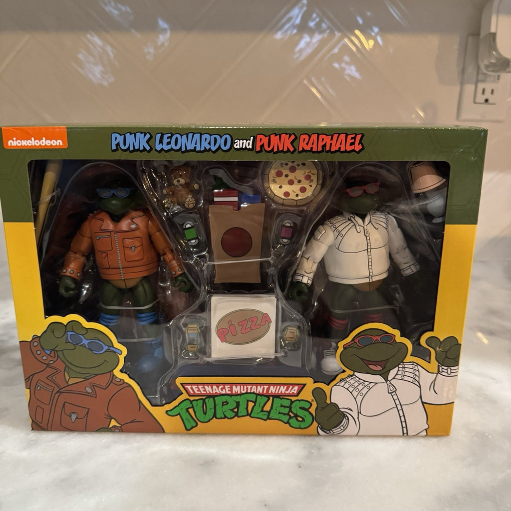 Super7 TMNT Punk Turtles Lot Raphael Michelangelo Leo & Raph 2-Pack NIB