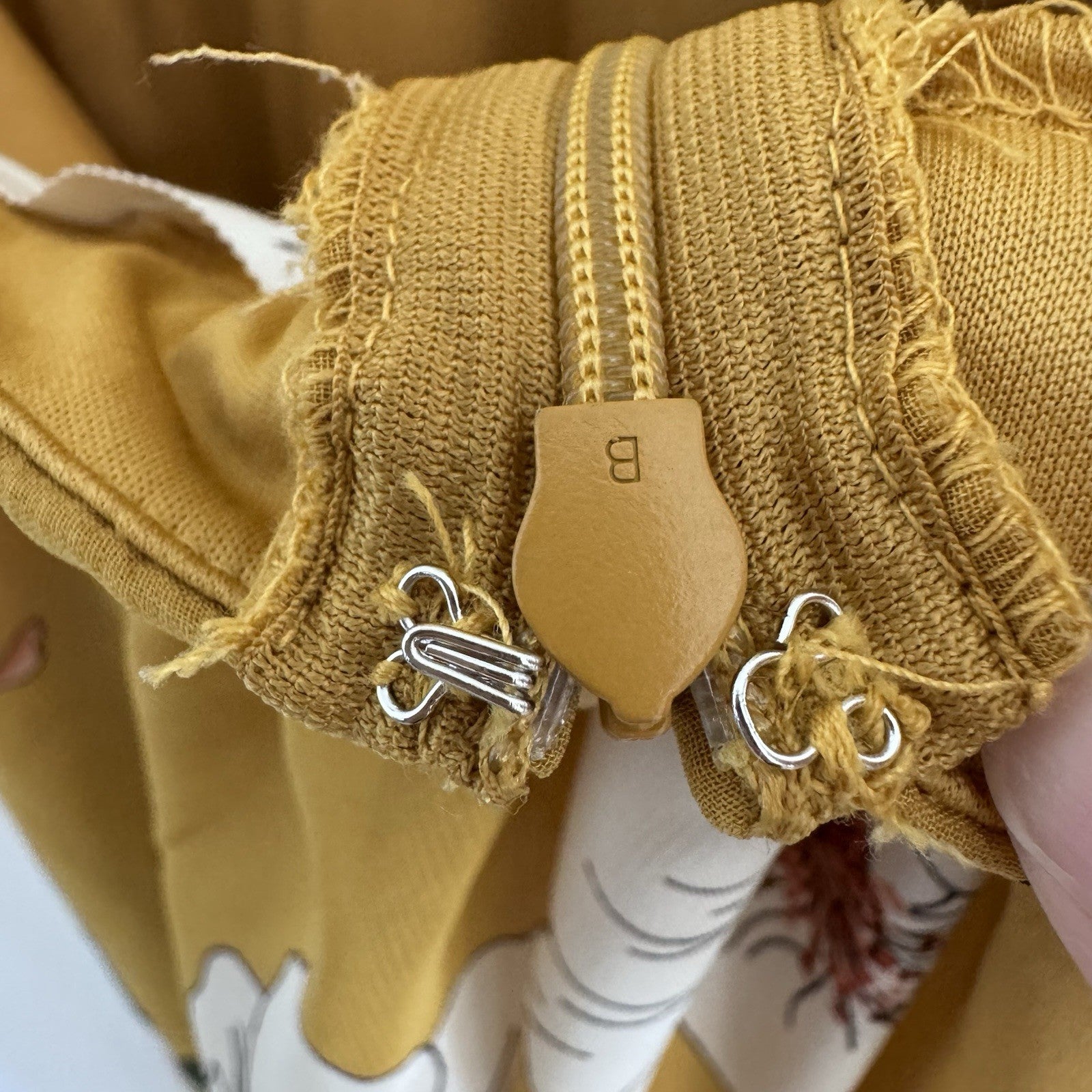 Love Tree Mustard Floral Maxi Dress Women M Boho V Neck Spaghetti Strap