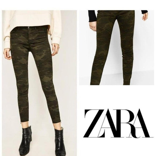 ZARA BASIC Z1975 DENIM Zara camo  #camo size 6