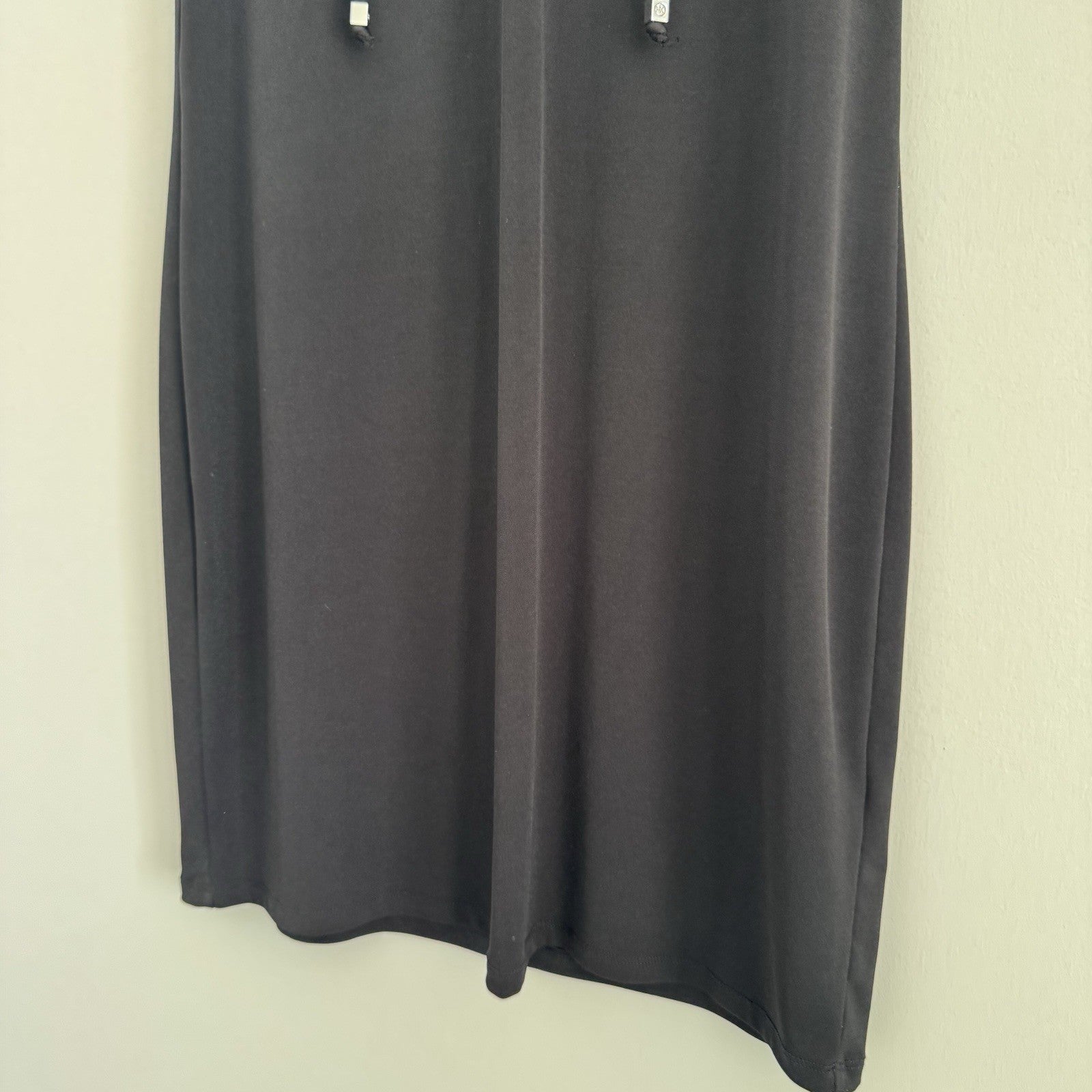 Michael Kors Black Lace-Up Sleeveless Dress Size Small