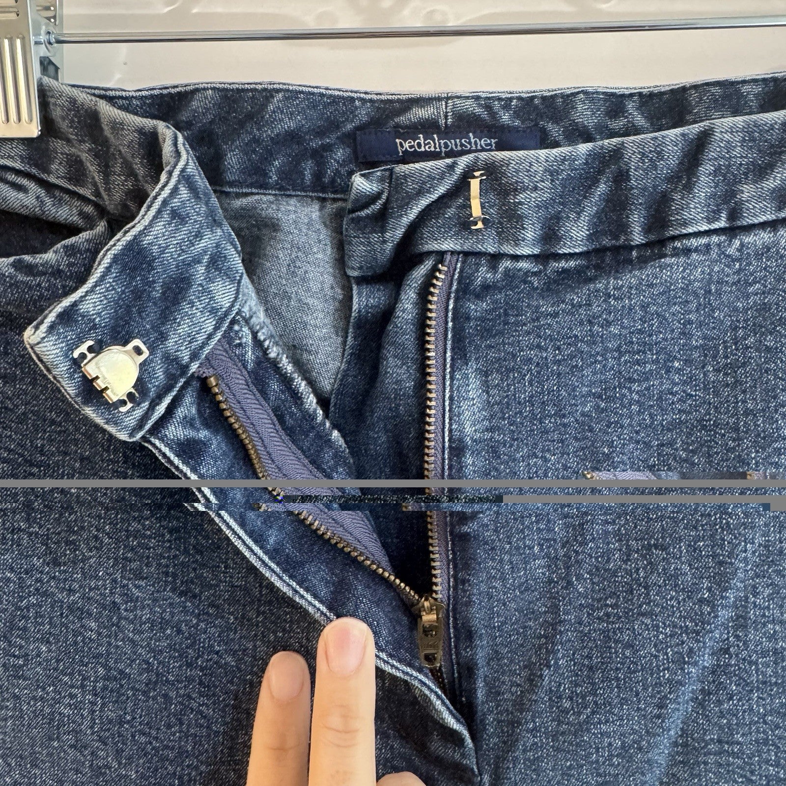 Charter Club Pedal Pusher Denim Capri Jeans Women’s 12 Stretch Blue