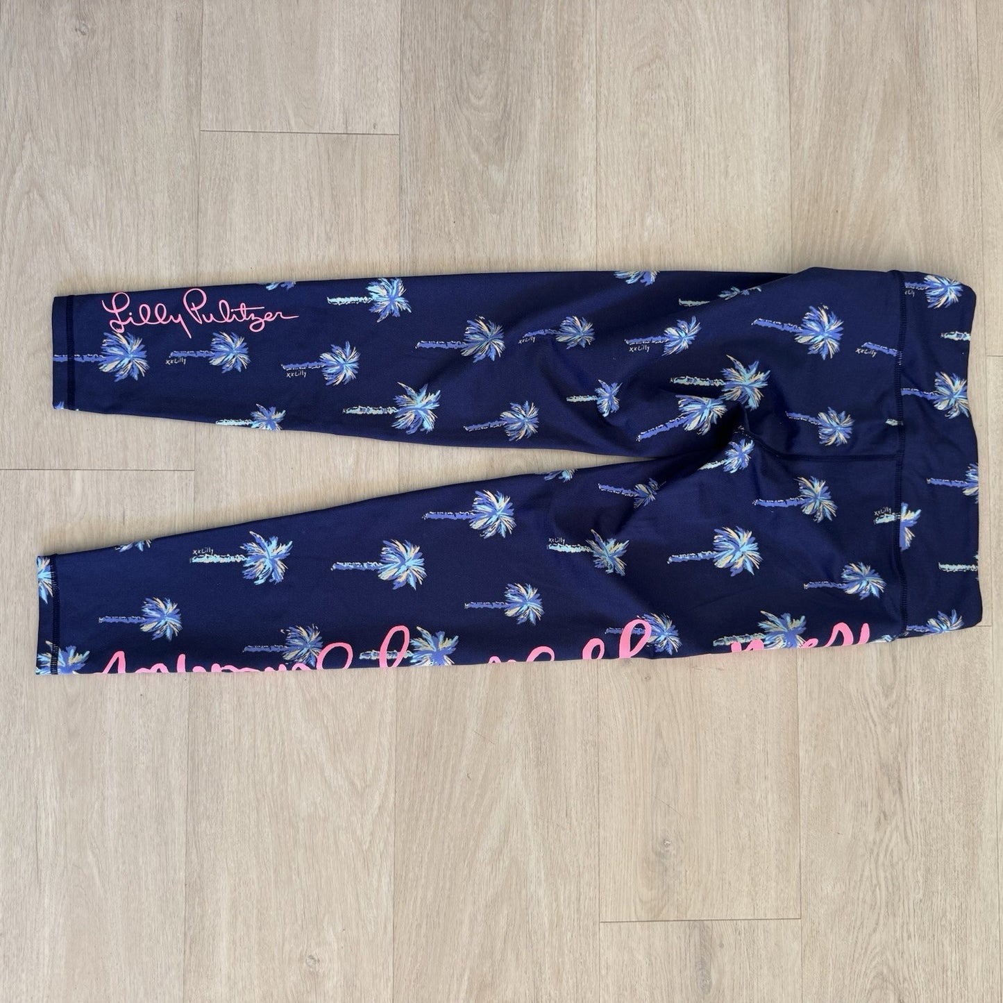 Lilly Pulitzer Luxletic Leggings Women’s Small Palm Tree Print