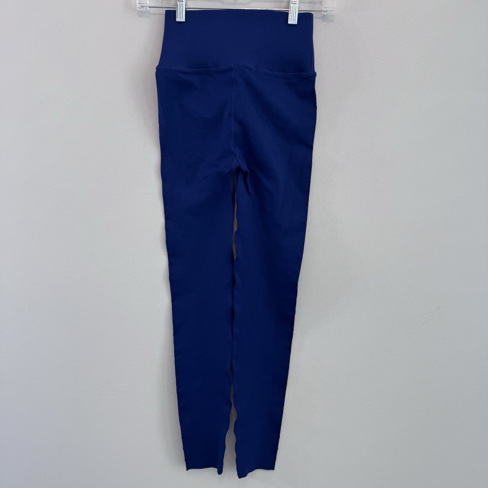 Fabletics SculptKnit Blue High Rise Leggings Women’s Medium Athletic