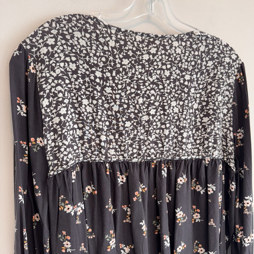 Matilda Jane Floral Peasant Blouse Women’s 2XL Boho Babydoll Rayon Top