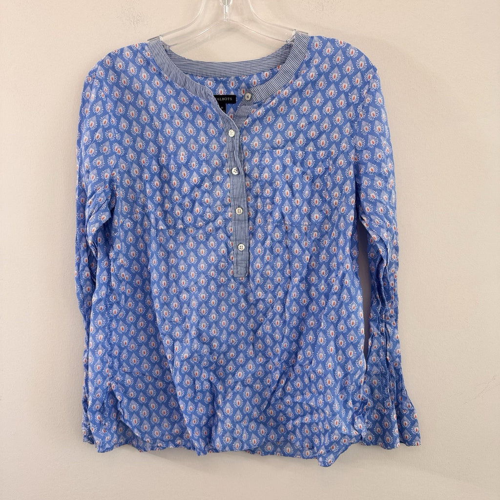 Talbots Size M Clothing Lot 8 Pc Bundle Tops Cardigan Shirt Jacket Plaid Floral