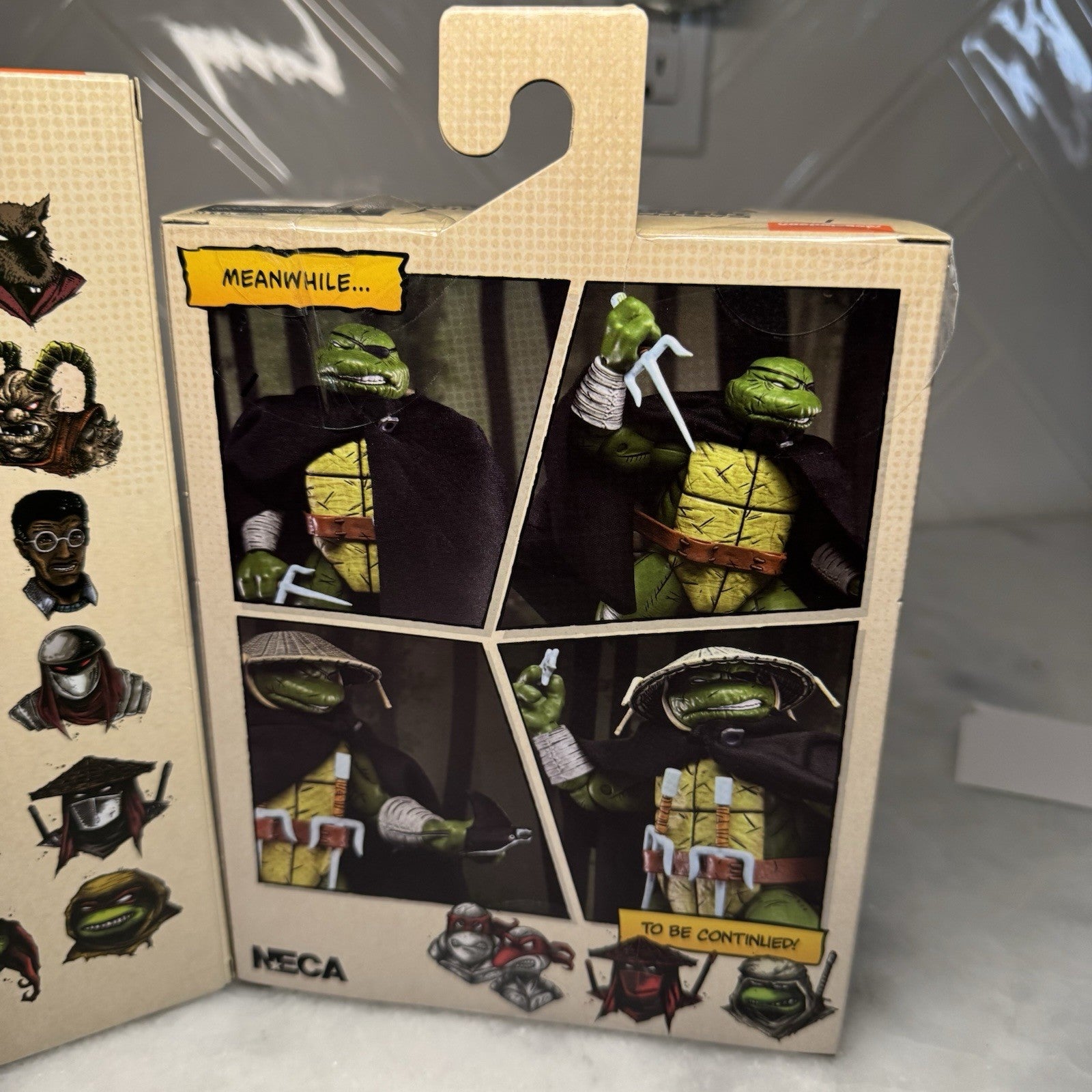NECA TMNT Eastman Laird First Turtles B&W 2-Pack Old Man Raphael Lot