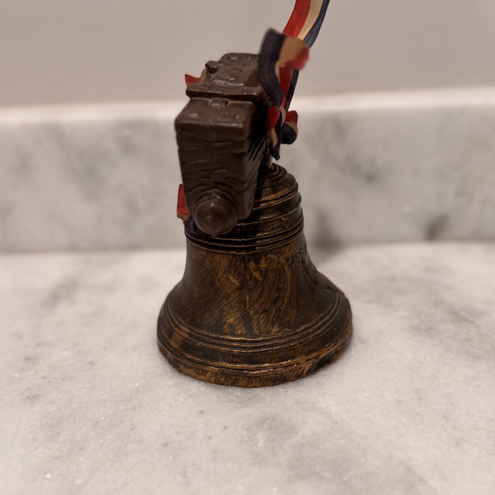 Vintage Liberty Bell Coin Bank 1972 Silver Dollar City Patriotic Decor
