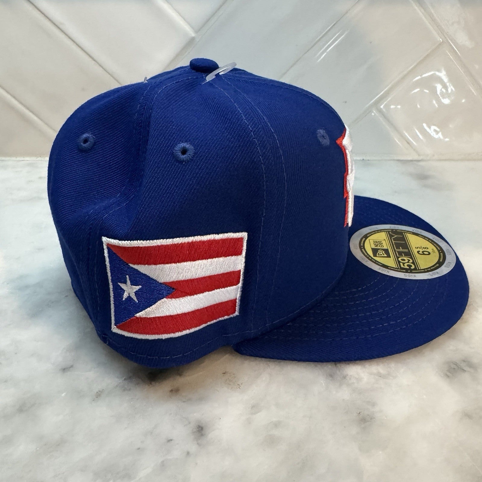 Puerto Rico World Baseball Classic Hat Re-Dub Blue New Era 59Fifty 6 5/8 NEW 26