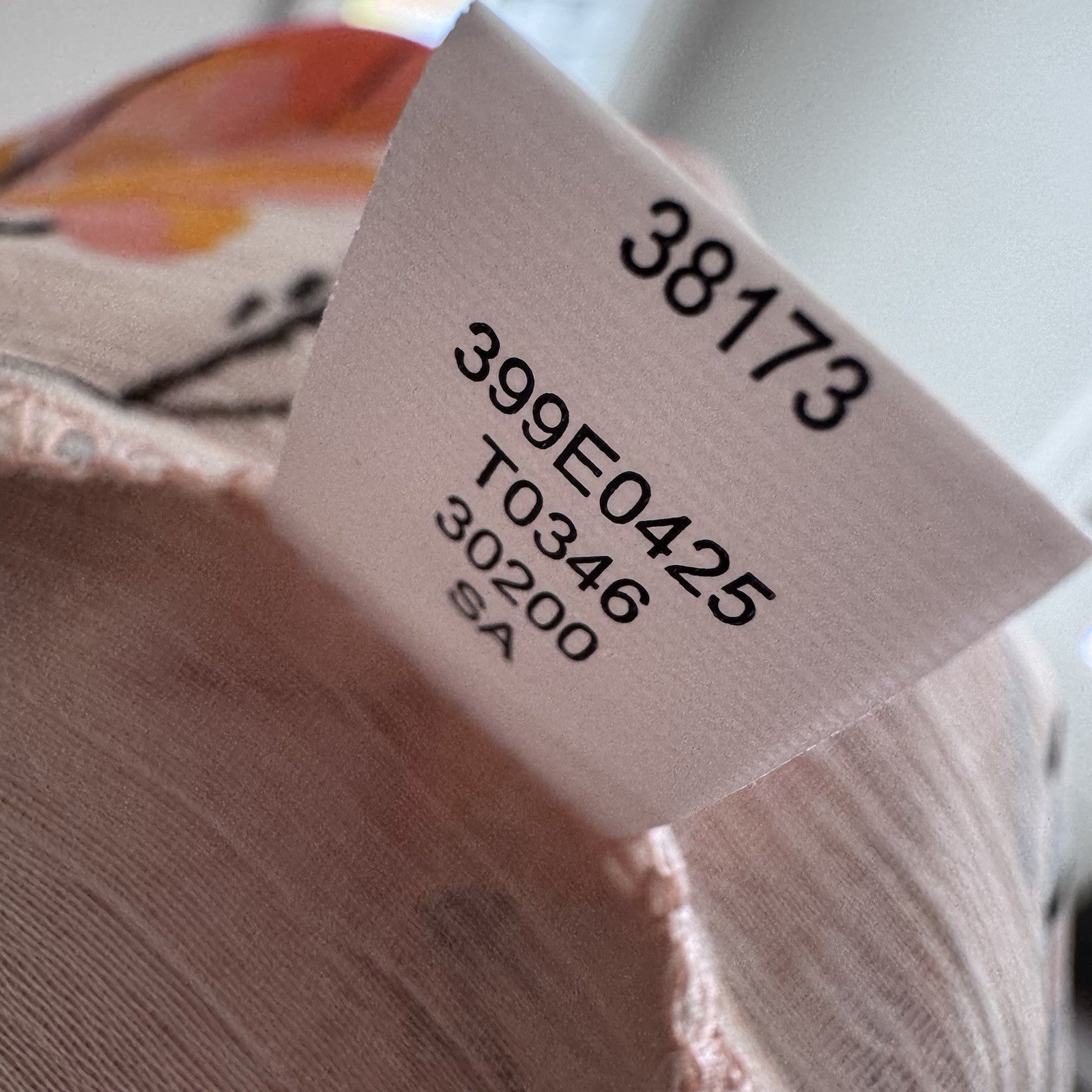 American Rag Floral Kimono Duster Medium Boho Sheer Peach Open Front