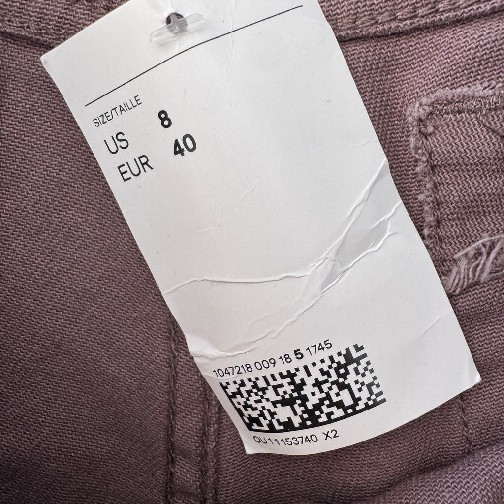 H&M Divided Low Rise Shorts US 8 Mauve Y2K NWT