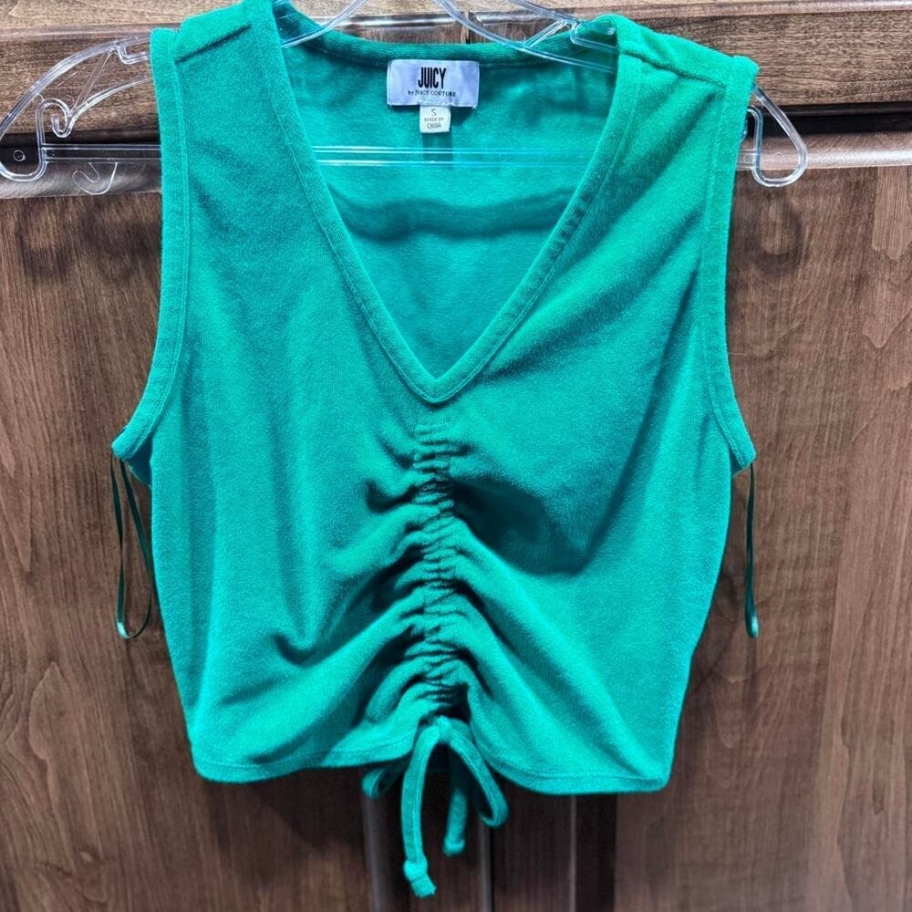 Juicy couture green crop top