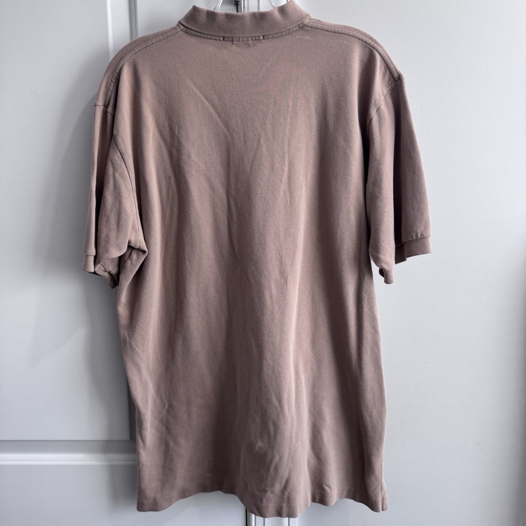 Polo Ralph Lauren Men’s Polo Shirt Large Tan 100% Cotton Short Sleeve Classic