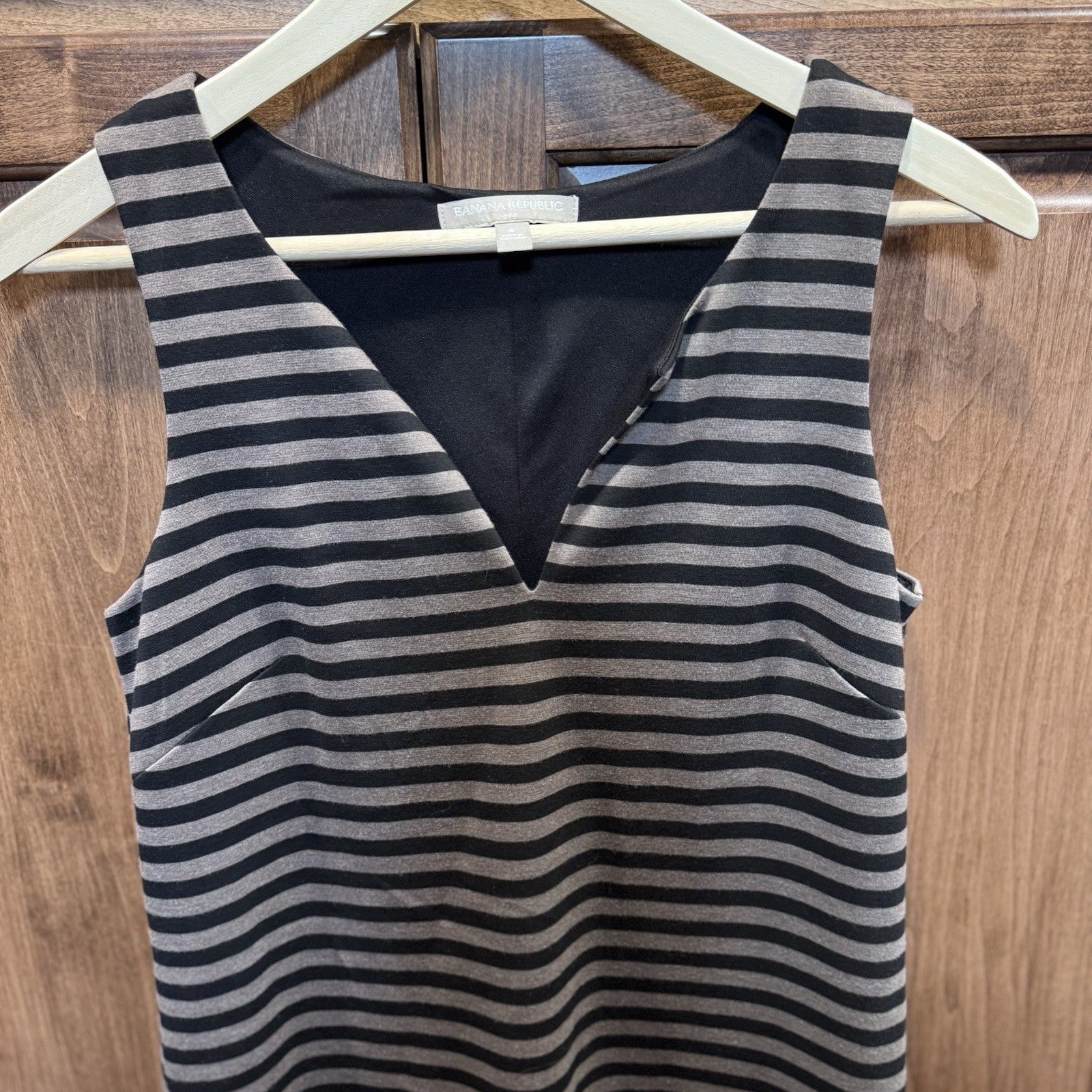 Banana Republic Women’s Striped Sleeveless Sheath Dress Size Small