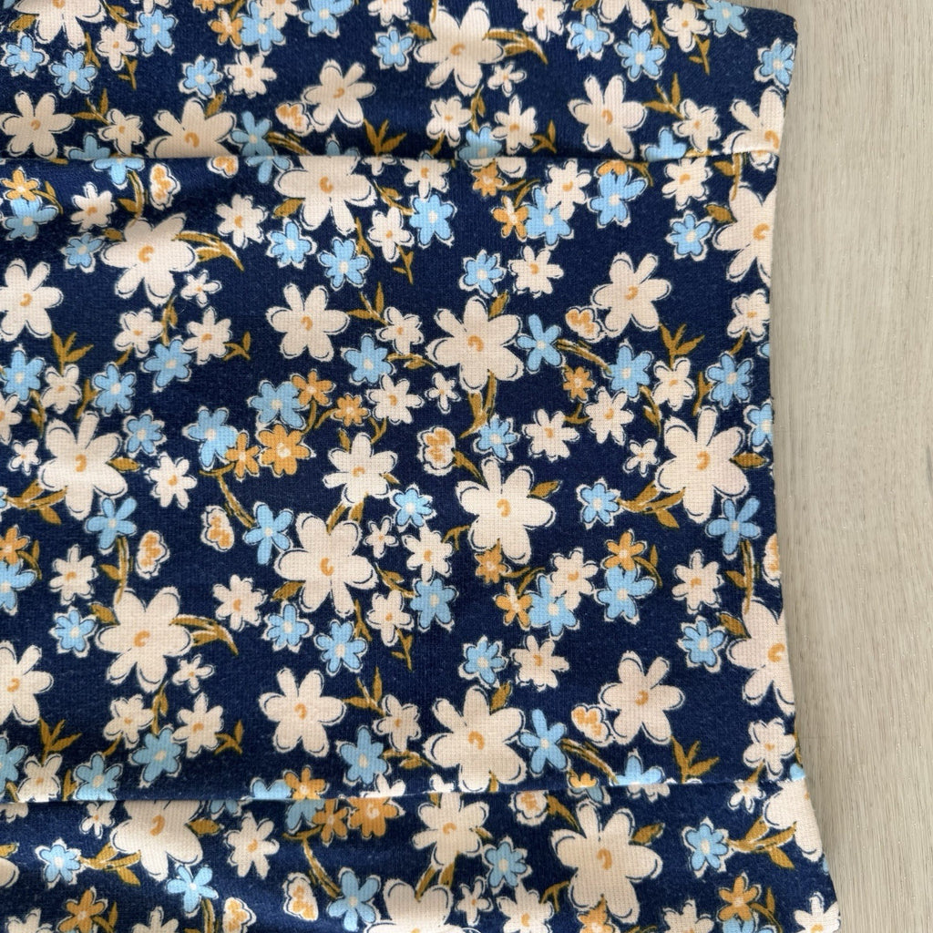 Altar’d State Blue Floral Mini Skirt XS Back Zip
