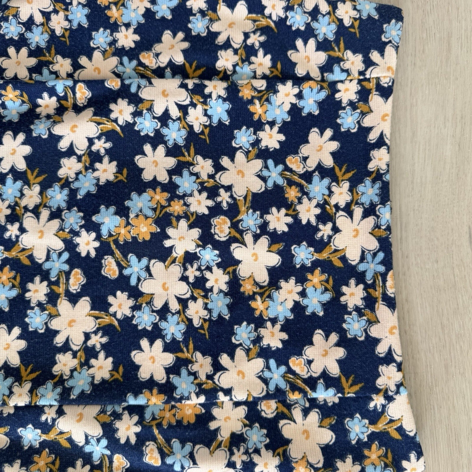 Altar’d State Blue Floral Mini Skirt XS Back Zip