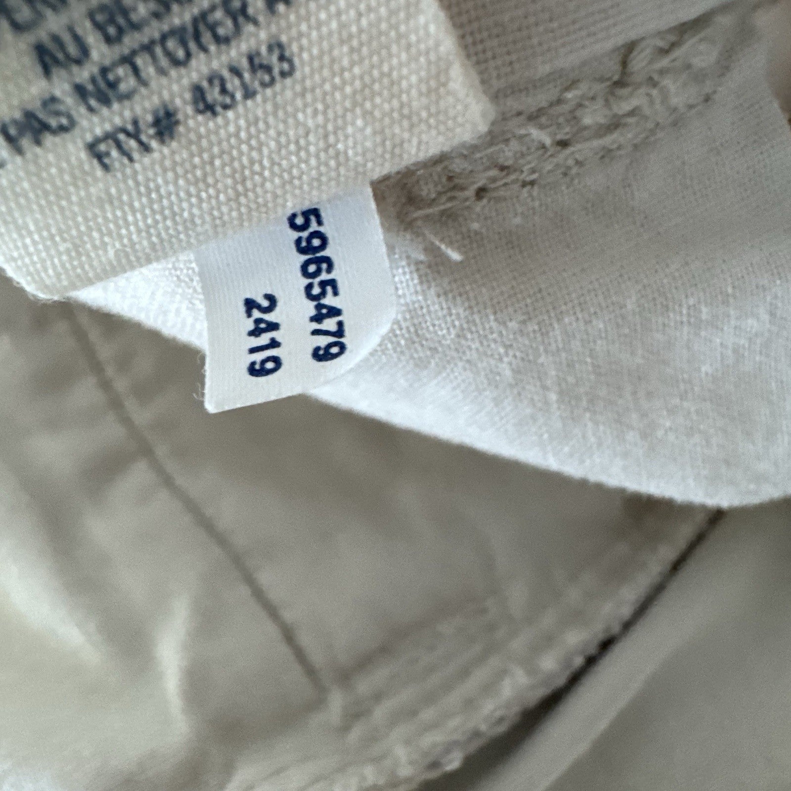 American Eagle Womens 12 Capri Pants Beige Khaki Stretch Cropped Casual Y2K
