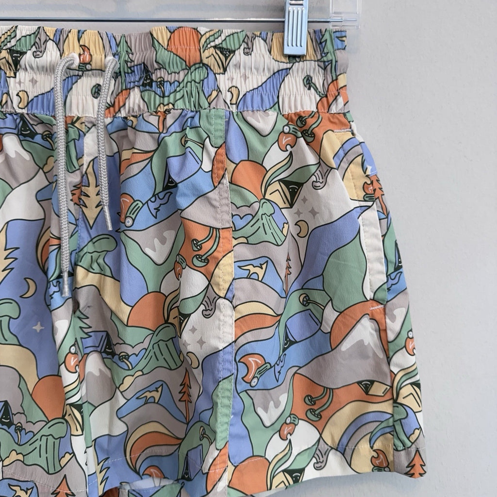 Columbia Sportswear Outdoor Graphic Print Shorts Multi Color Women's Medium M
