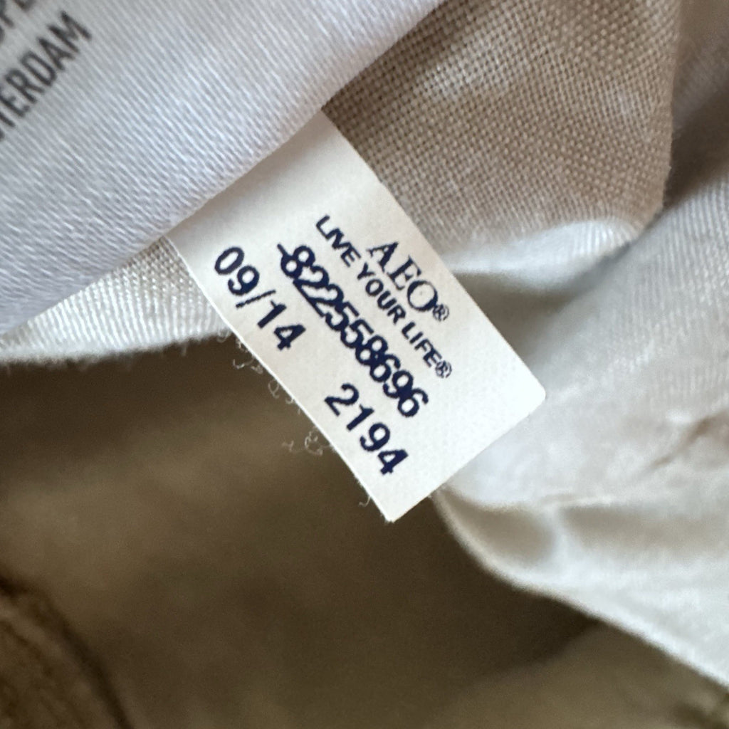 American Eagle Stretch Khaki Pants Women’s Size 8 Short Tan Skinny Casual