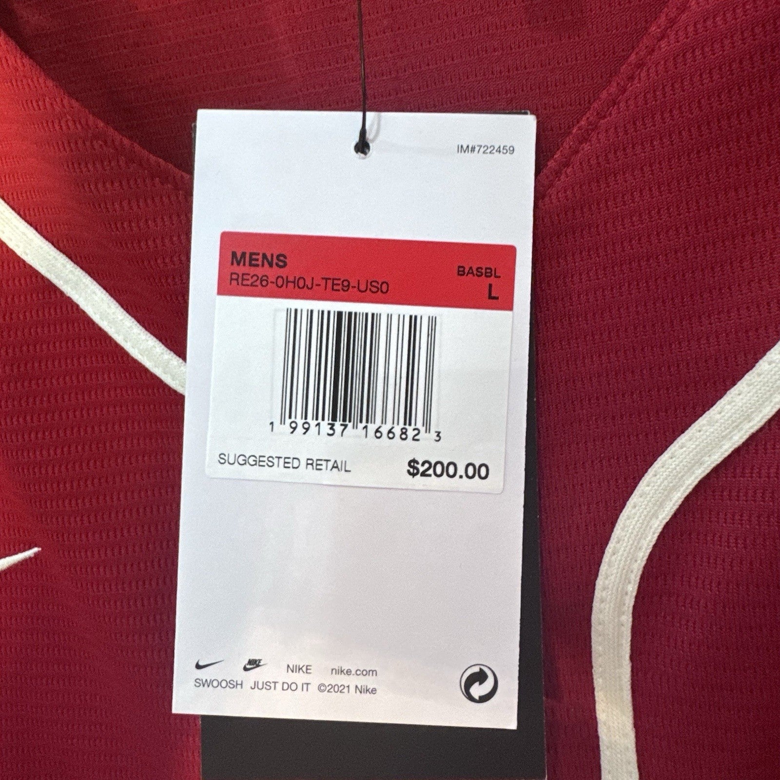 NWT Nike Texas Rangers Adolis Garcia #53 2026 City Connect Tejas Jersey L