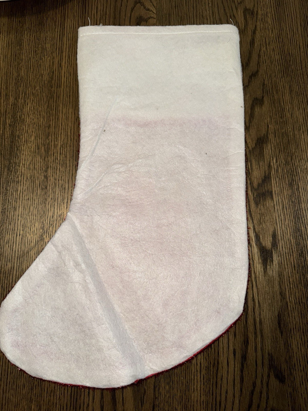 Snowman " Red Christmas Stocking NEW With Tag