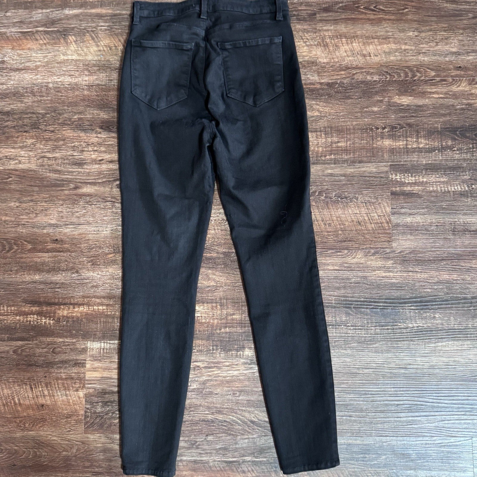L'Agence Skinny Margot Jeans Women 28 Noir Black Designer Made in USA