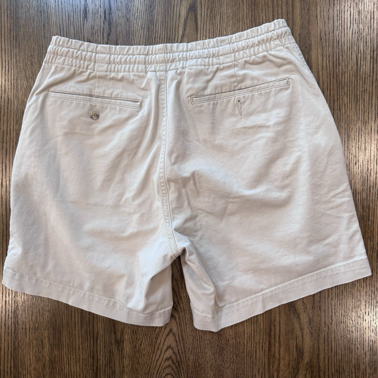 Polo Ralph Lauren Classic Fit 6” Shorts Mens Small Beige Cotton Chino
