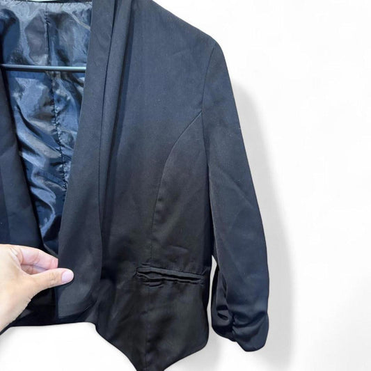 Y2K Body Central Cropped Black Blazer | Size M