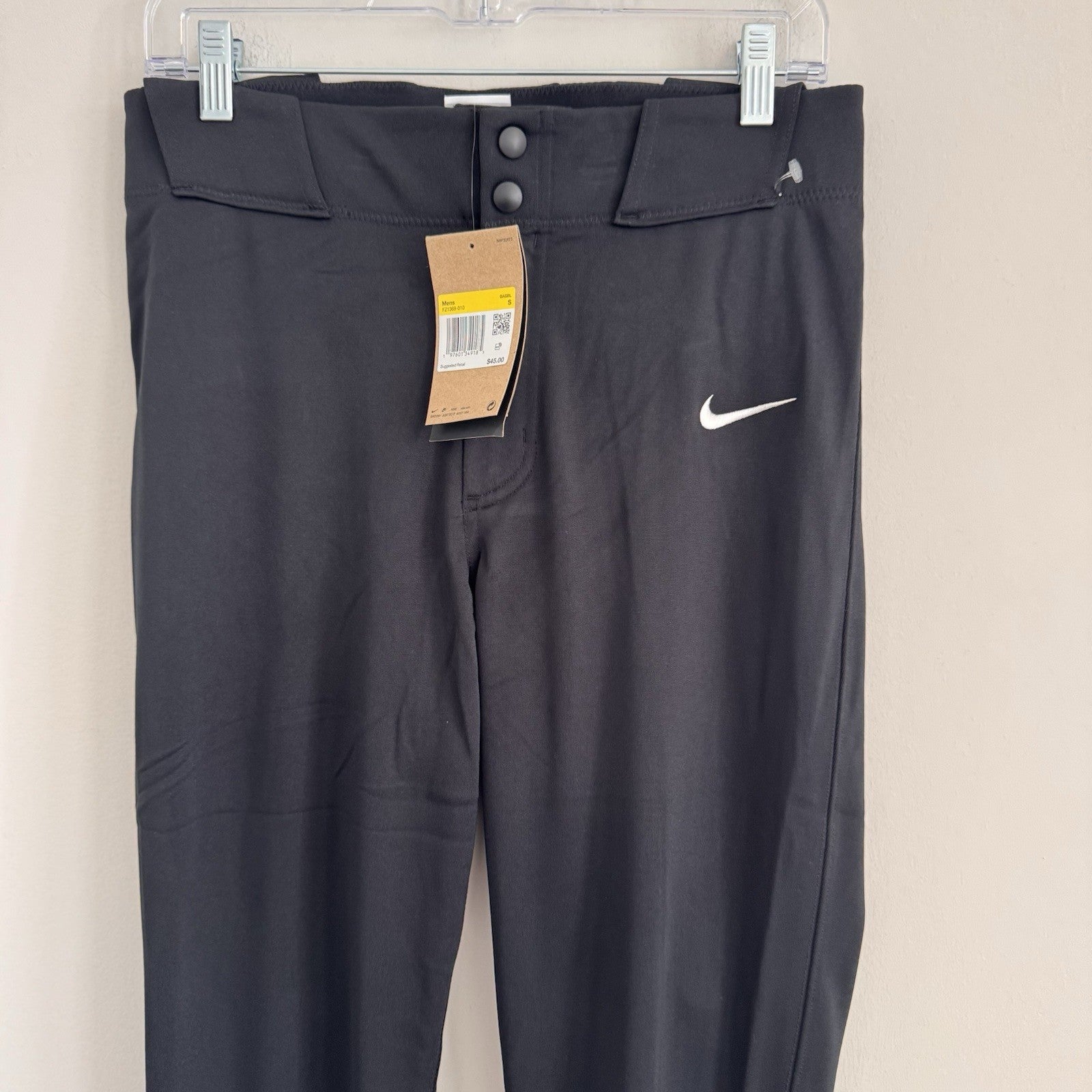 NWT Nike Men's Small Vapor Select Baseball Pants Black FZ1369-010
