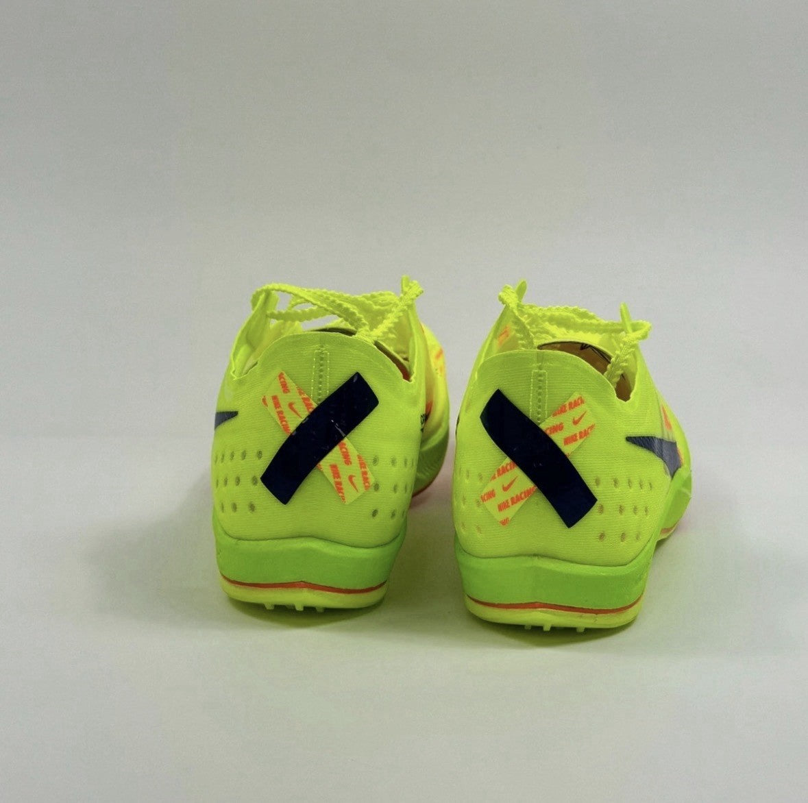 Nike Zoom XC Cross Country Racing Spikes Volt Size 14 New W/Bag Dragonfly