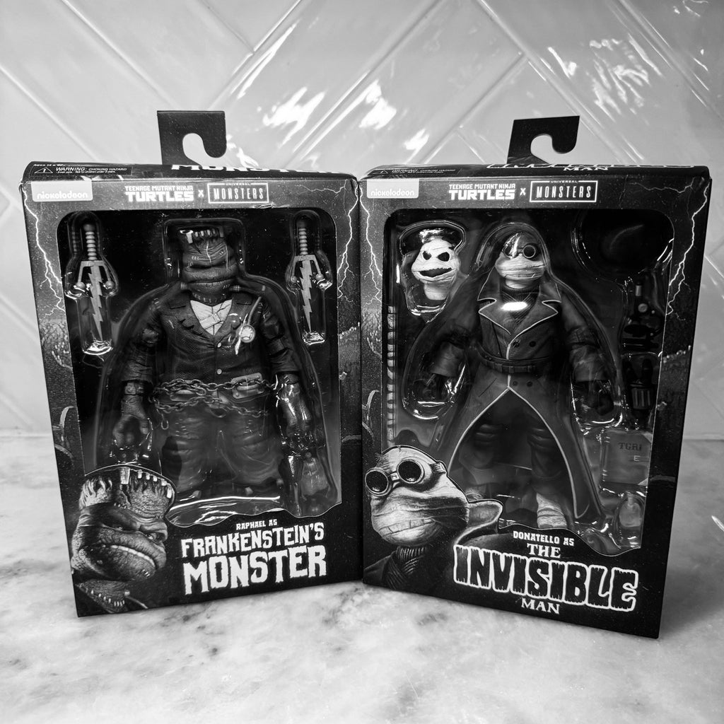NECA TMNT Universal Monsters Lot Mummy Creature Invisible Man Frankenstein Ninja