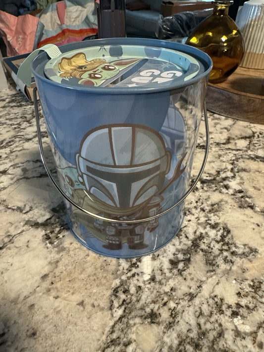 Star Wars Kids Baby Yoda Valentine Card Holder Bucket- The Tin Box Company